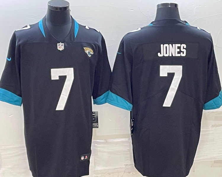 Men's Jacksonville Jaguars Zay Jones #7 Black Jersey