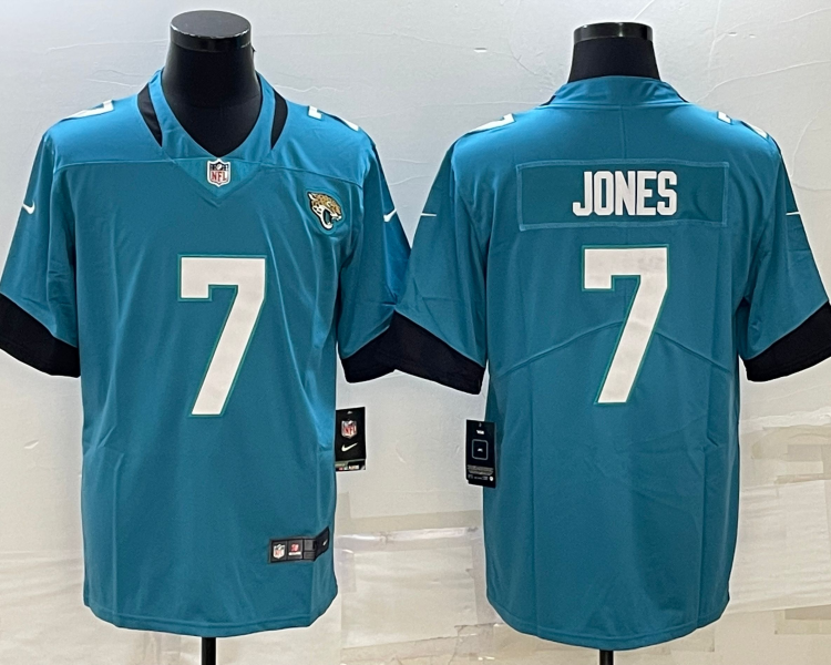 Men's Jacksonville Jaguars Zay Jones #7 Teal Jersey