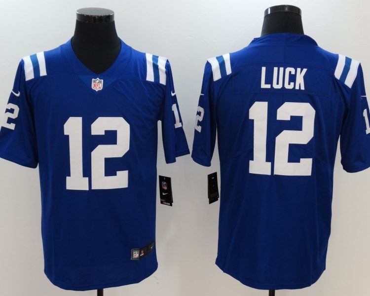 Men's Indianapolis Colts Andrew Luck Blue Jersey