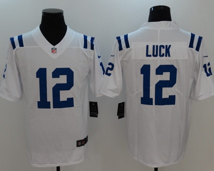 Men's Indianapolis Colts Andrew Luck White Jersey
