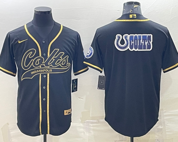 Men's Indianapolis Colts Black Jersey