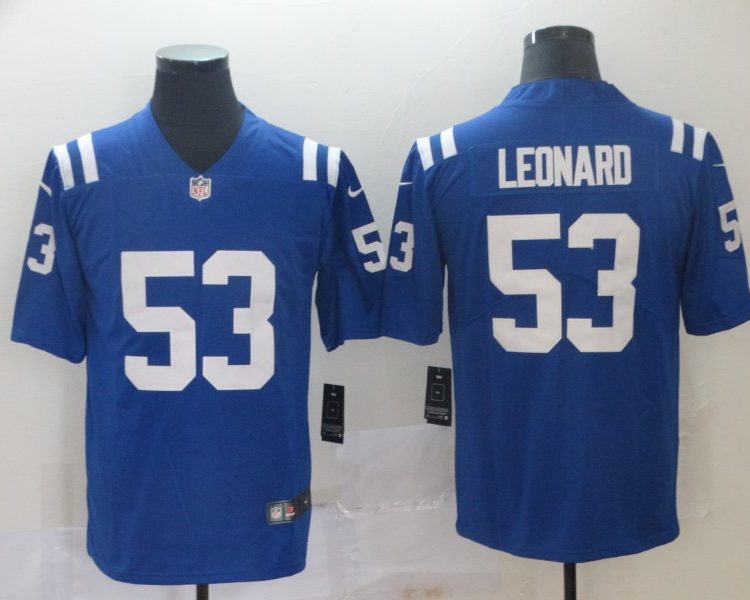 Men's Indianapolis Colts Darius Leonard Blue Jersey