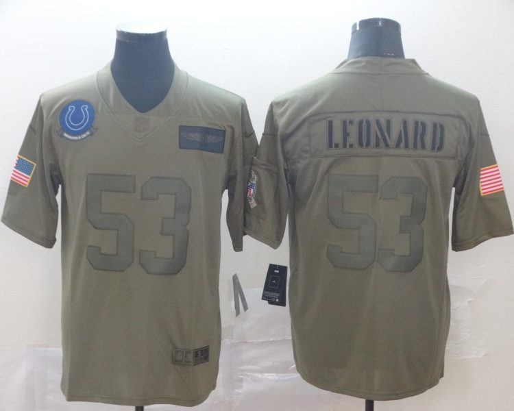 Men's Indianapolis Colts Darius Leonard Brown Jersey