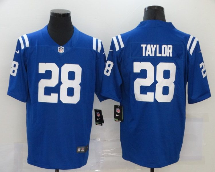 Men's Indianapolis Colts Jonathan Taylor #28 Blue Jersey