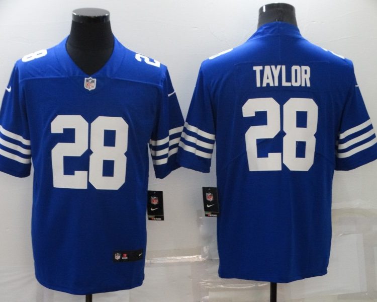 Men's Indianapolis Colts Jonathan Taylor #28 Blue Jersey