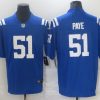 Men's Indianapolis Colts Kwity Paye #51 Blue Jersey