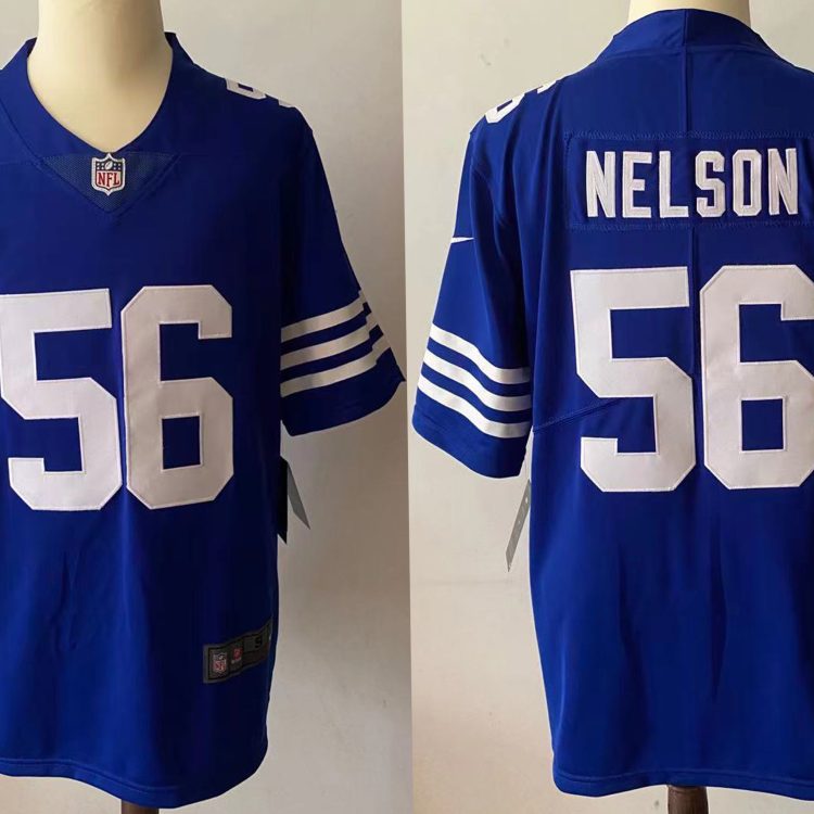 Men's Indianapolis Colts Quenton Nelson #56 Blue Jersey