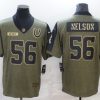 Men's Indianapolis Colts Quenton Nelson #56 Brown Alternate Jersey