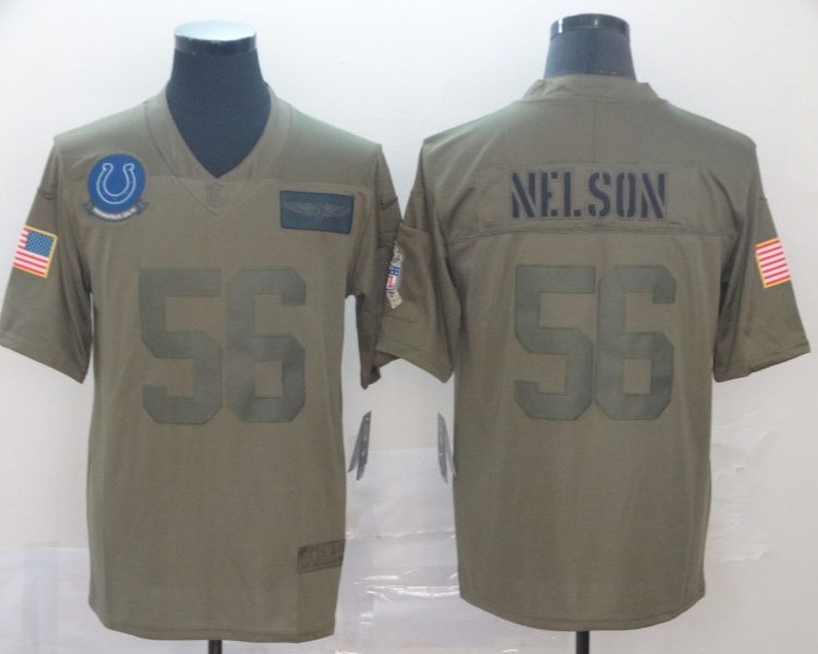 Men's Indianapolis Colts Quenton Nelson Brown Jersey