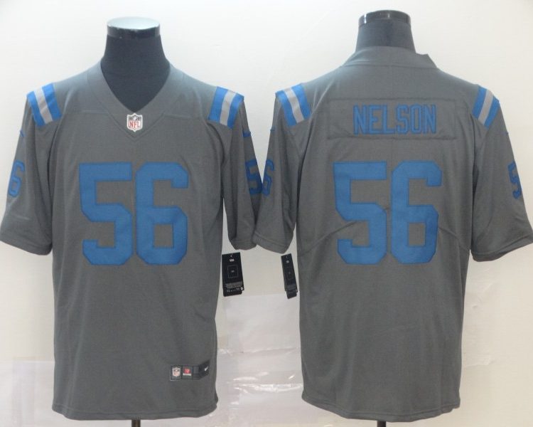 Men's Indianapolis Colts Quenton Nelson Gray Jersey