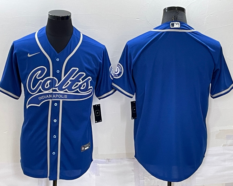 Men's Indianapolis Colts Royal Blank Jersey