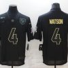 Men's Houston Texans #4 Deshaun Watson Black Jersey