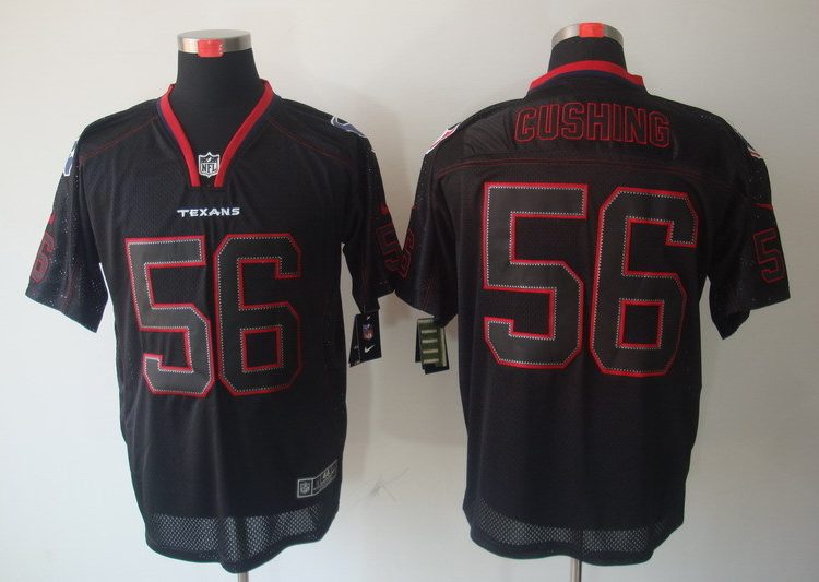 Men's Houston Texans Brian Cushing #56 Black Jersey