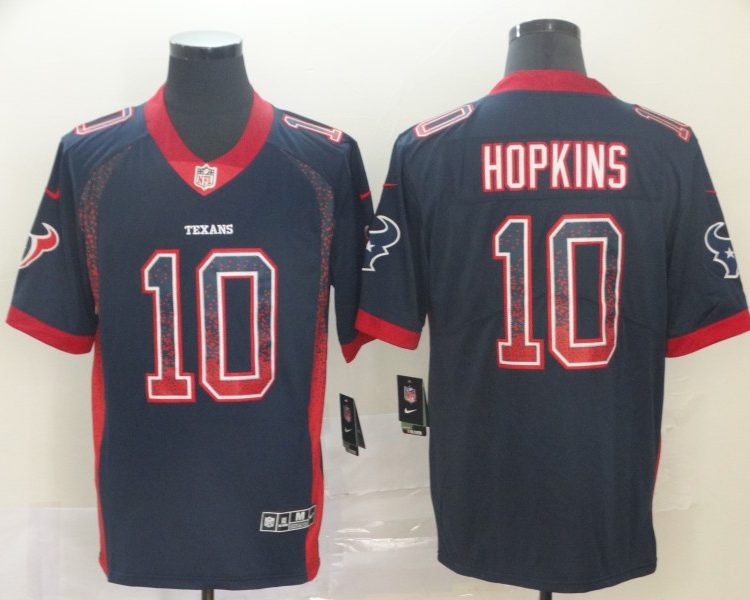 Men's Houston Texans DeAndre Hopkins #10 Navy Jersey