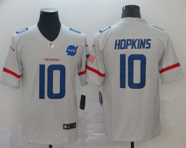 Men's Houston Texans DeAndre Hopkins #10 White City Edition Jersey