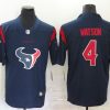 Men's Houston Texans Deshaun Watson #4 Navy Jersey