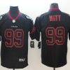 Men's Houston Texans J.J. Watt #99 Black Authentic Jersey
