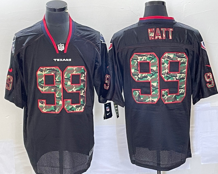 Men's Houston Texans J.J. Watt #99 Black Jersey