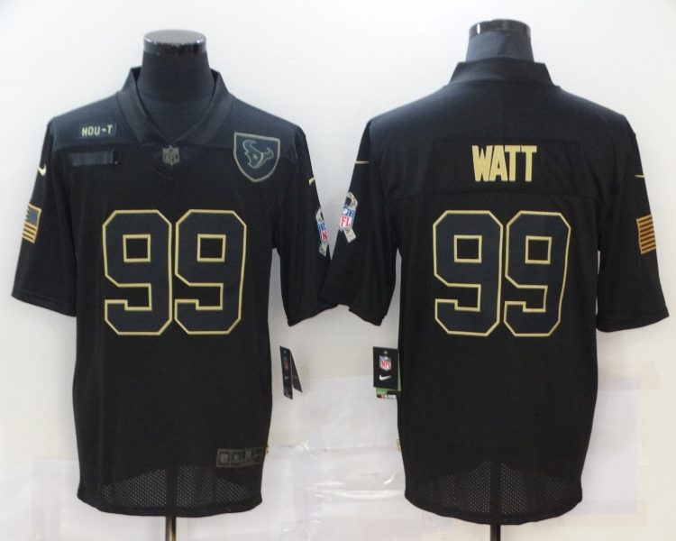 Men's Houston Texans J.J. Watt #99 Black Jersey