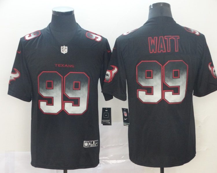 Men's Houston Texans J.J. Watt #99 Black Jersey