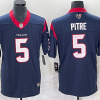 Men's Houston Texans Jalen Pitre #5 Navy Jersey