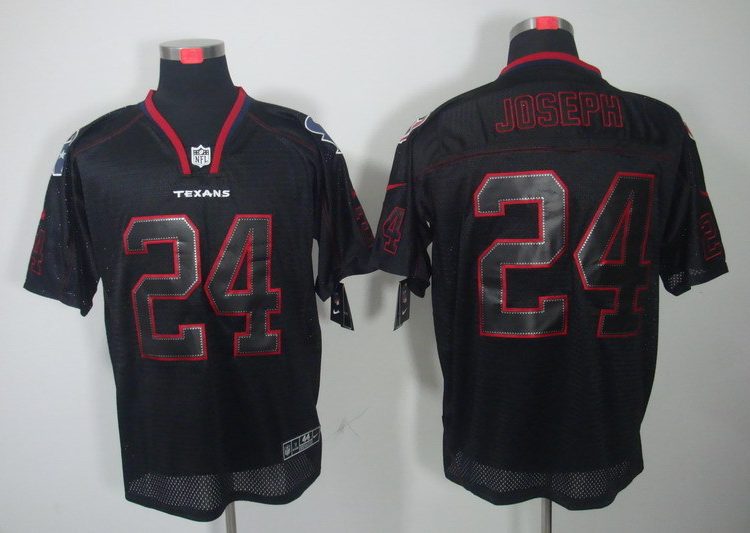 Men's Houston Texans Johnathan Joseph #24 Black Jersey