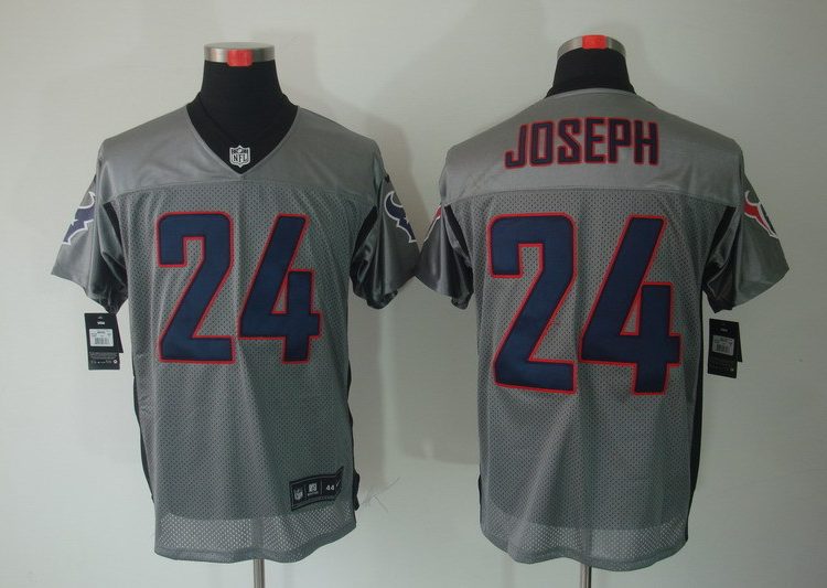 Men's Houston Texans Johnathan Joseph #24 Gray Jersey