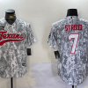 Men's Houston Texans C.J. Stroud #7 Arctic Camo 2024 Salute to Service Jersey