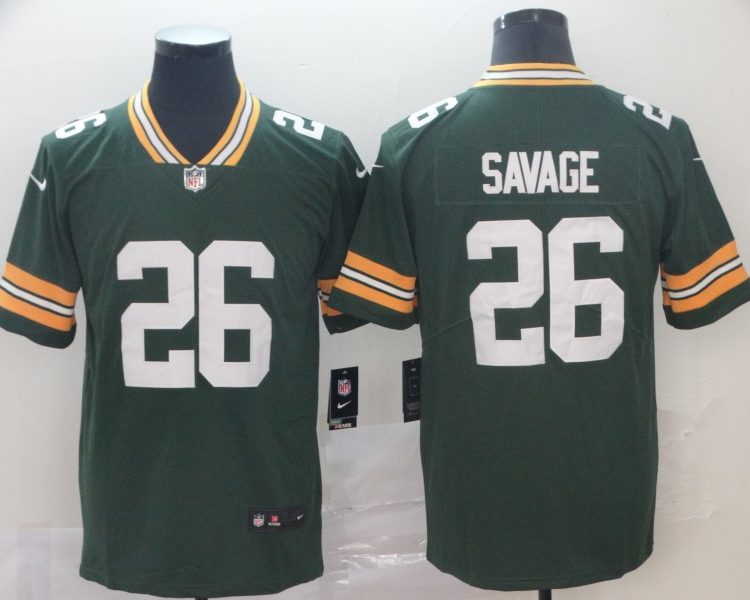 Men's Green Bay Packers Darnell Savage #26 Green Jersey