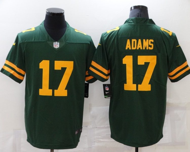 Men's Green Bay Packers Davante Adams #17 Green Alternate Legend Jersey