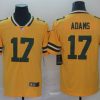 Men's Green Bay Packers Davante Adams #17 Yellow Inverted Legend Jersey