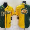 Men's Green Bay Packers Green/Yellow Jersey