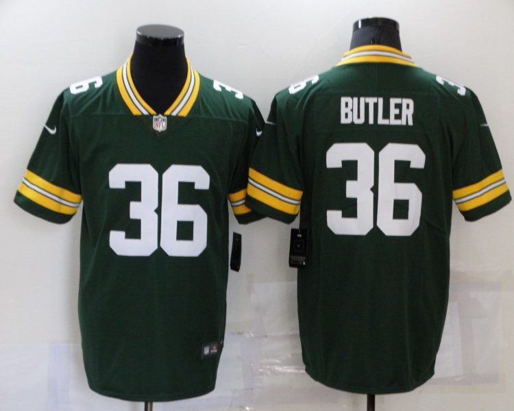 Men's Green Bay Packers LeRoy Butler #36 Green Jersey