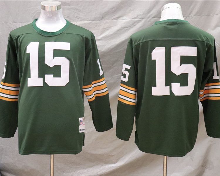 Men's Green Bay Packers Bart Starr Mitchell & Ness Green Legacy Jersey