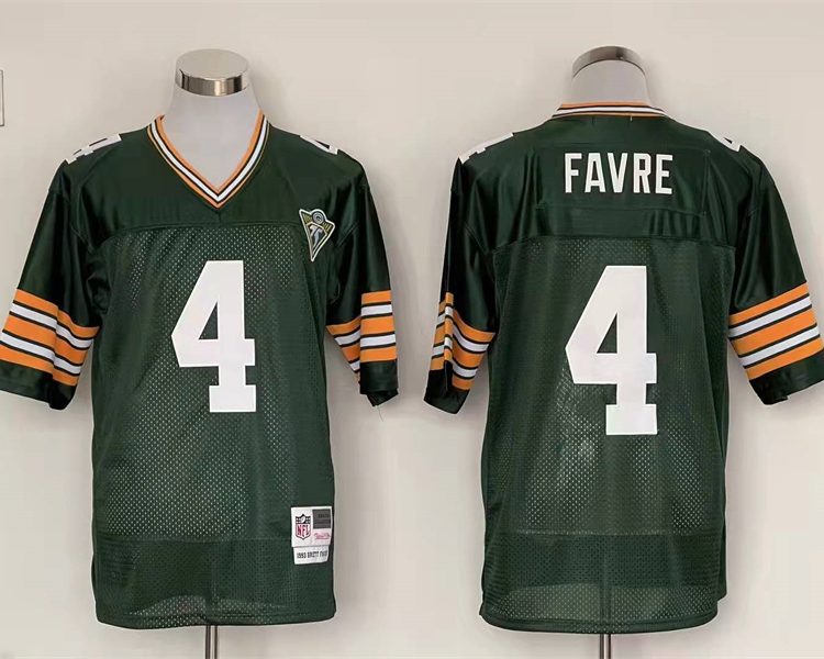 Men's Green Bay Packers Brett Favre Mitchell & Ness Green Legacy Jersey