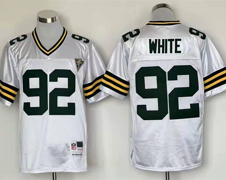 Men's Green Bay Packers Reggie White Mitchell & Ness White Legacy Jersey