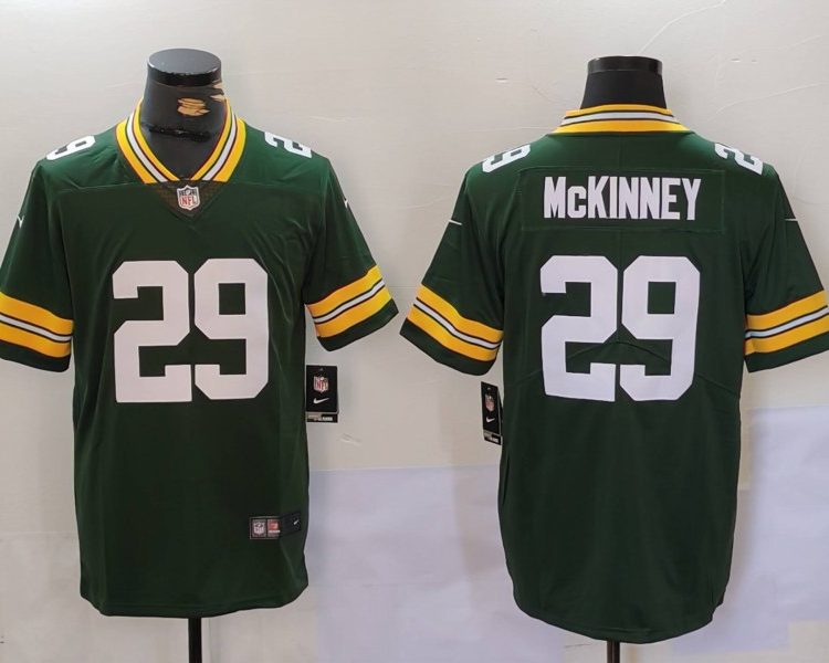 Men's Green Bay Packers Xavier McKinney #29 Green Jersey