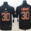 Men's Denver Broncos #30 Phillip Lindsay Black Jersey