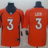 Men's Denver Broncos Drew Lock #3 Orange Jersey