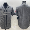 Men's Denver Broncos Gray Blank Jersey