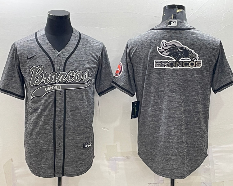 Men's Denver Broncos Gray Jersey