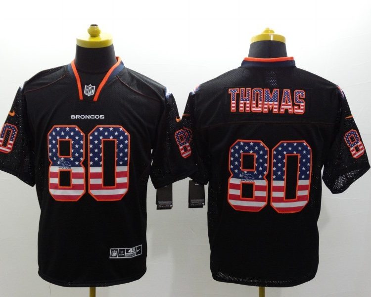 Men's Denver Broncos Julius Thomas #80 Black Jersey