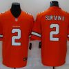 Men's Denver Broncos Patrick Surtain II #2 Orange Jersey
