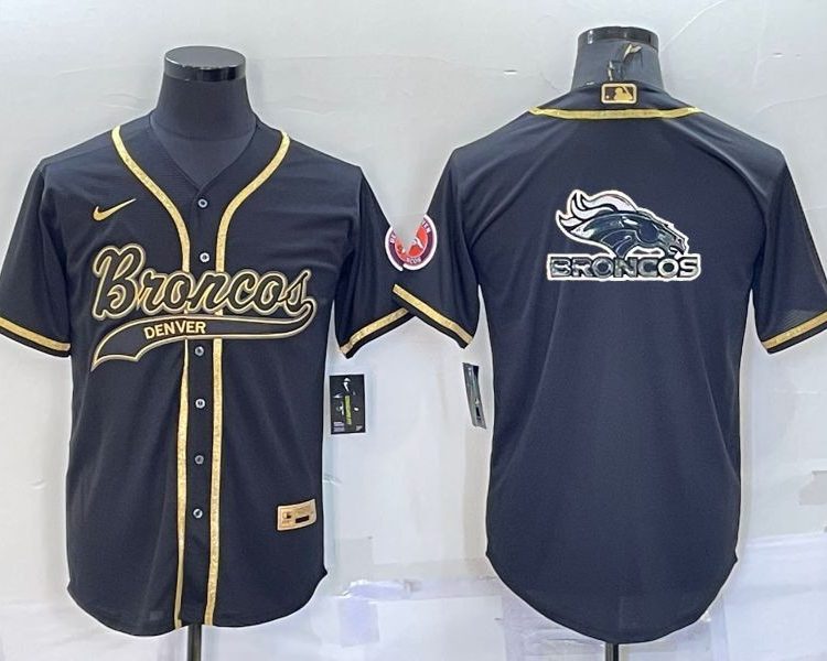 Men's Denver Broncos Black Jersey
