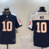 Men's Denver Broncos Bo Nix #10 Navy Alternate Jersey