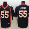 Men's Denver Broncos Bradley Chubb #55 Navy Jersey