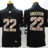 Men's Denver Broncos C.J. Anderson #22 Black Jersey