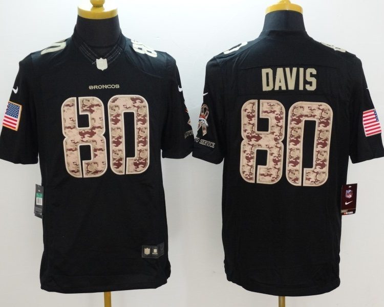 Men's Denver Broncos Julius Thomas #80 Black Jersey