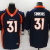 Men's Denver Broncos Justin Simmons #31 Navy Jersey