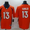 Men's Denver Broncos KJ Hamler #13 Orange Jersey